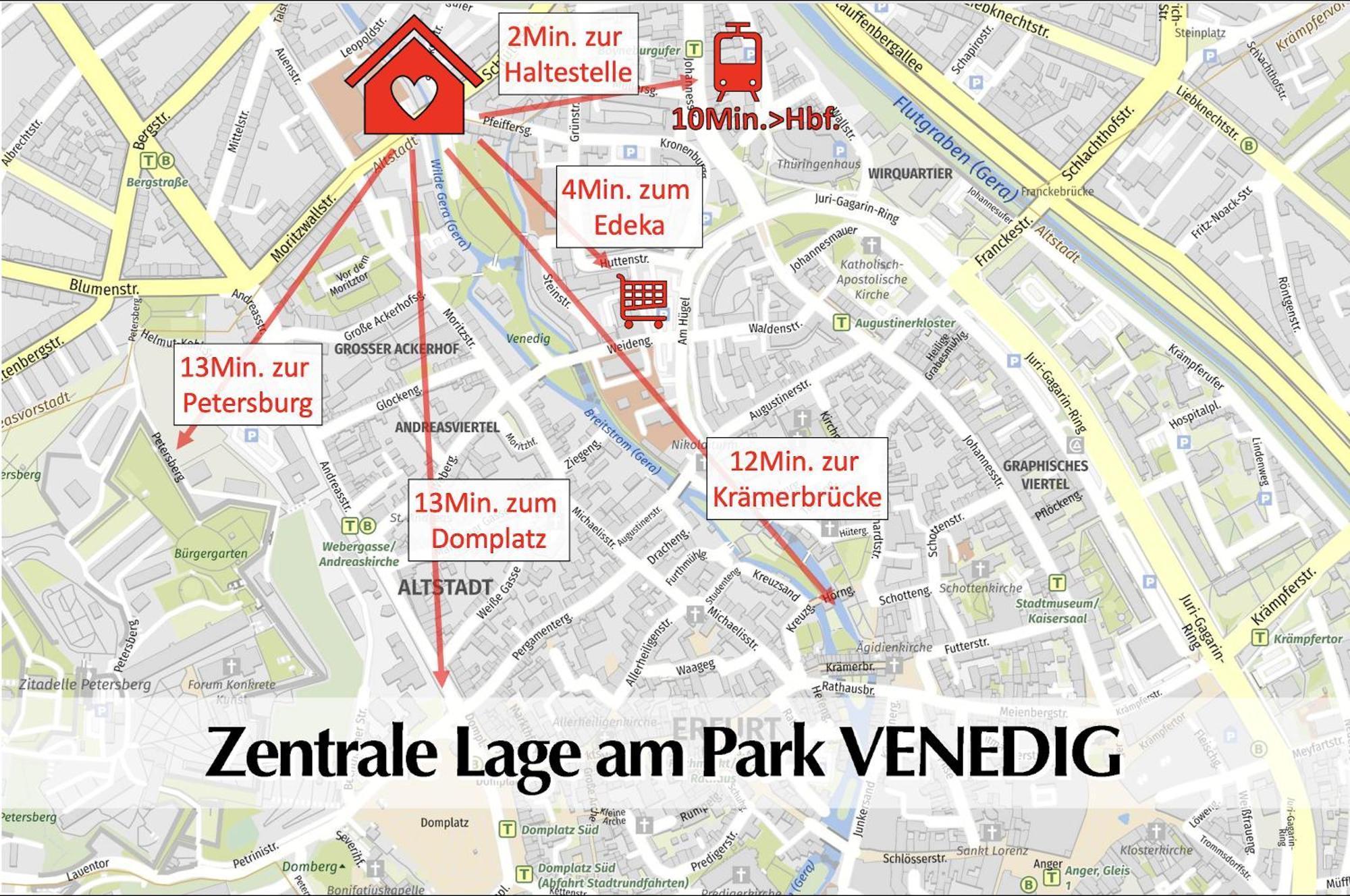 Schicke 80m2 3r Im Herzen Erfurts Inkl Parkplatz *